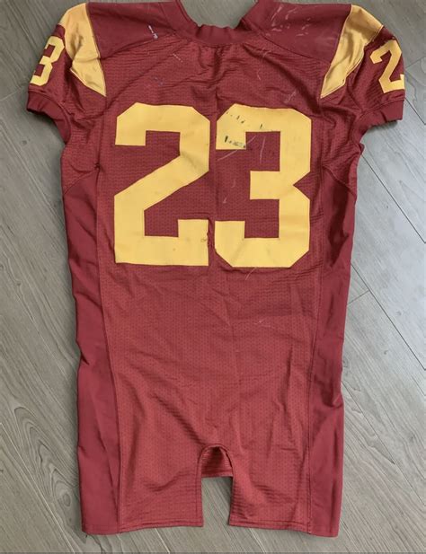 Vtg Nike Usc Trojans Football Game Worn Rose Bowl Championship Jersey