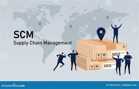 Scm Supply Chain Management Delivery Inventory Logistic World Wide