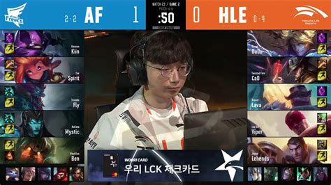 AF Vs HLE Highlights All Games LCK Summer Season 2020 W3D2 DHH YouTube