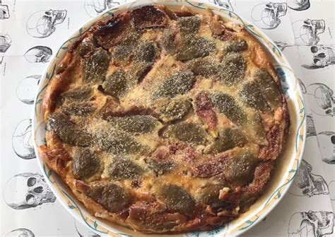 Clafoutis Aux Figues Vertes R Ties Et Au Miel De Mila Skull Cookpad