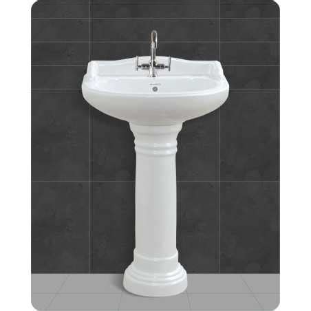 Buy Belmonte Ceramic U Shape Pedestal Wash Basin Vinus X Inch