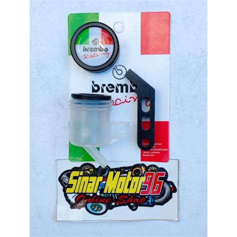 Jual TABUNG BOTOL TEMPAT MINYAK REM CNC MINI BREMBO PLUS BREKET CNC