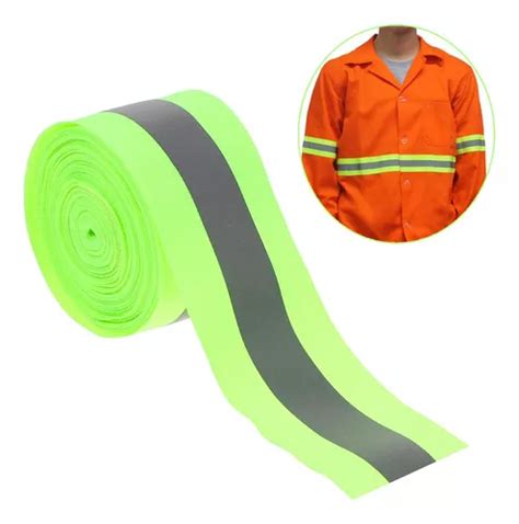 Fita Faixa Refletiva Verde Para Roupas E Uniformes 10m MercadoLivre