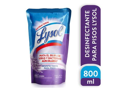 Comprar Desinfectante Para Pisos Lysol Lavanda Doypack 800ml Walmart