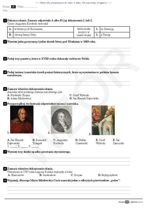 Tajemnice Przyrody Klasa 4 Testy Pdf 8