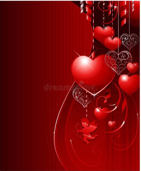 Valentine S Day Background Stock Vector Illustration Of Background