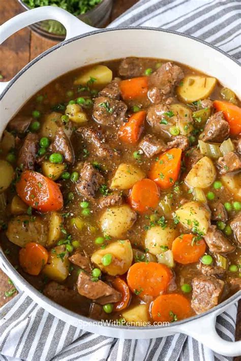 Beef Stew Recipe {homemade And Flavorful} Spend With Pennies