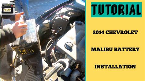 How To Install A 2014 Chevrolet Malibu Battery Step By Step Youtube