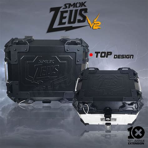 10THX SMOK ZEUS V2 45L Alloy Top Box Aluminum For Click Aerox Nmax