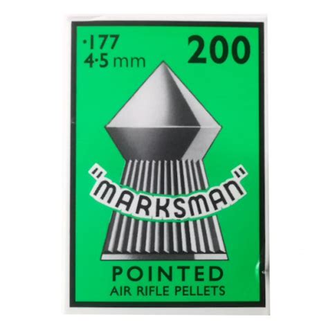 MARKSMAN AIR GUN PELLET POINTED 200