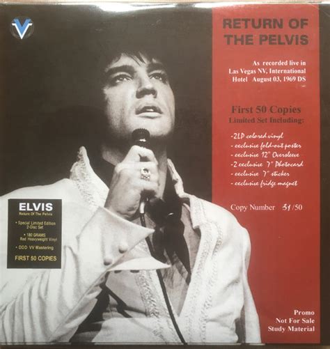 Return Of The Pelvis Cd Elvis New Dvd And Cds Elvis Presley Ftd