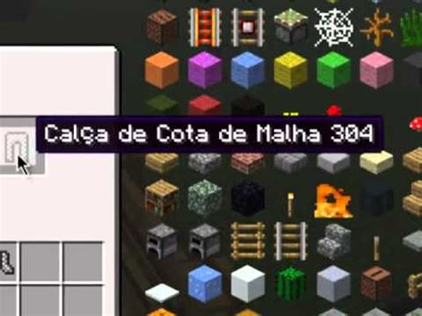 Minecraft Como Fazer Armadura De Malha YouTube