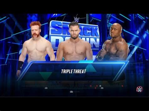 Austin Theory Vs Sheamus Vs Bobby Lashley Triple Threat Match