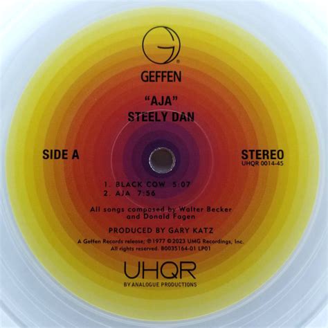 Steely Dans G Rpm Lp Aja Is The Pride Of The Analogue