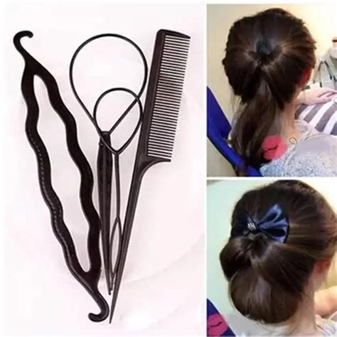 Pcs Ponytail Creator Plastic Loop Styling Tools Pony Tail Clip Hair