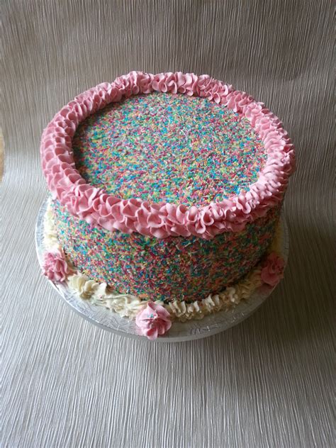 Rainbow Sprinkle Cake · How To Bake A Cake · Recipes On Cut Out Keep