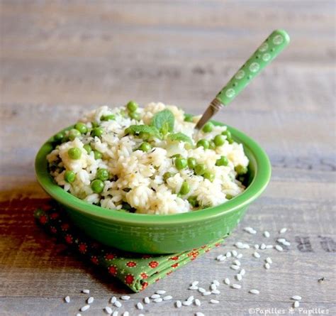 Risotto Aux Petits Pois La Menthe Et Au Parmesan Recette Id E