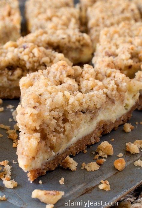 Apple Crisp Cheesecake Bars Artofit