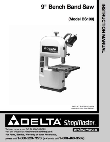 Delta Band Saw Bs100 And 28 150 Free Shipping Ebay