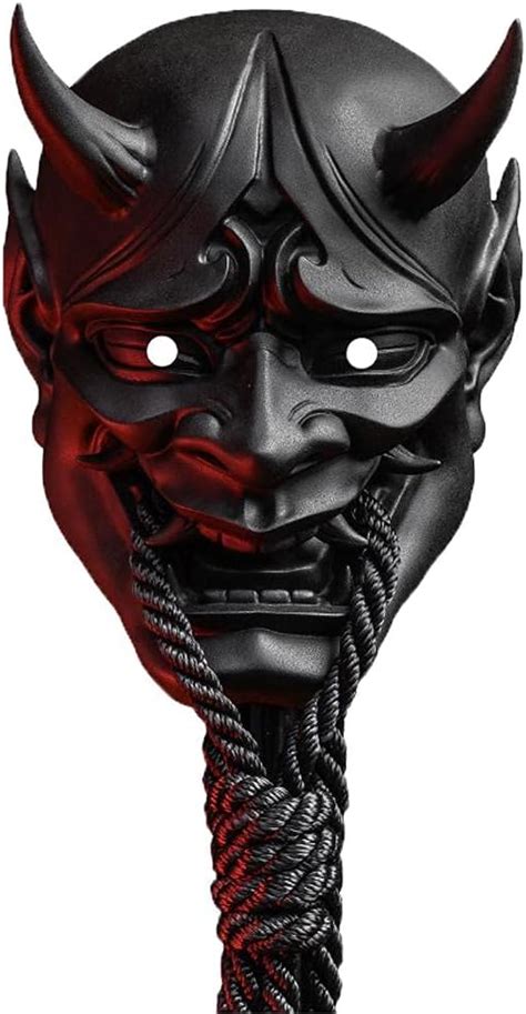 Kleoad Samurai Oni Mask Japanese Cosplay Latex Mask Anime Ghost Demon Face Cover