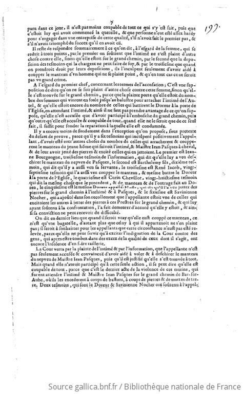 Factum pour Me Jean Baptiste Gobbé avocat au parlement et aux conseils