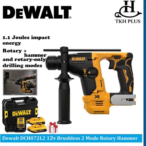 Dewalt Dch L Gb V Brushless Cordless Mode Sds Plus Rotary Hammer