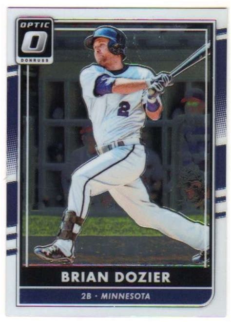 2016 Panini Donruss Optic Chrome Base Card 159 Brian Dozier Twins EBay