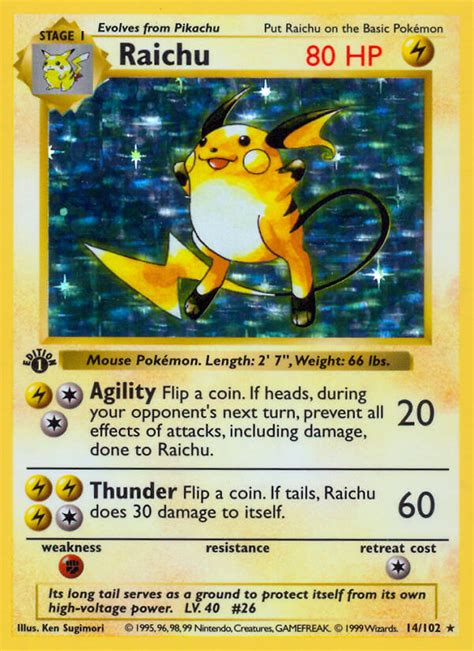 Raichu · Base Set (BS) #14 ‹ PkmnCards