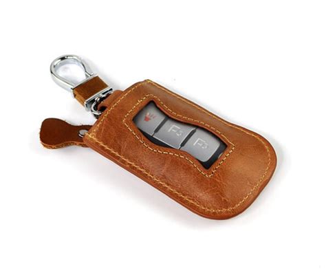 Brown Leather Car Key Case | TASCONY Australia