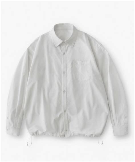 Musinsa Lafudgestore Wide String Oxford Shirt Off White