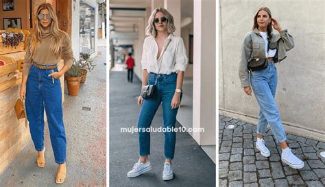 Outfit Con Mom Jeans ¡lindos Y Modernos Mujer Saludable 10 Todo