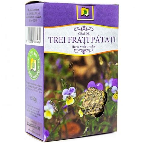 Ceai De Trei Frati Patati Viola Tricolor Vrac 50gr Stefmar Valcea