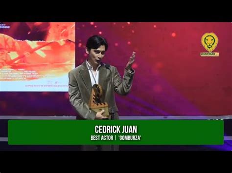 Cedrick Juan Wins Best Actor In Mmff Youtube