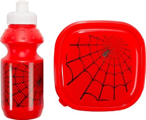 Spider Man Lunchtas Met Broodtrommel En Beker Spiderman Bol