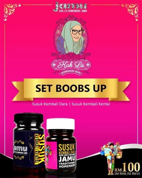 SET BOOBS UP BREAST FIRMING BODY BY KAK LIS HOMEMADE JAMU Lazada