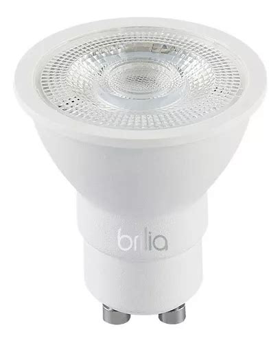 Brilia Lampada Dicroica Led Gu10 3w Bivolt 6500k