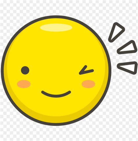 Winking Face Emoji Wink Ico PNG Transparent With Clear Background ID