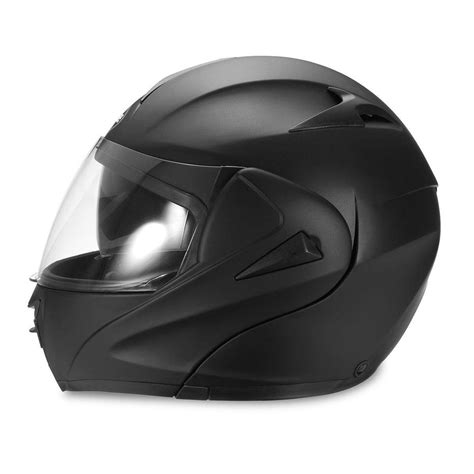 Capacete De Motocicleta Viseira Dupla Modular Aberta Dupla Lente De