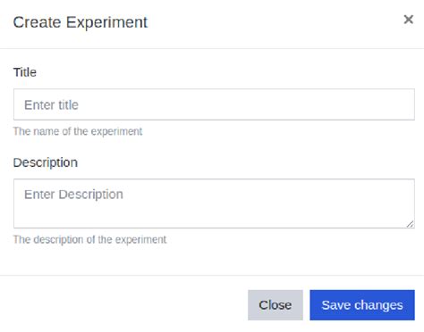 Creating An Experiment Download Scientific Diagram