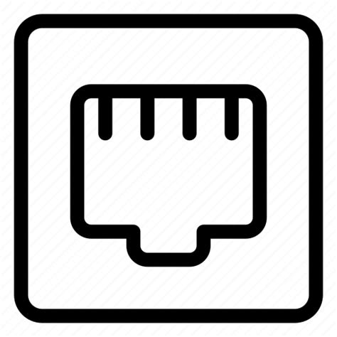 Ethernet Port Icon