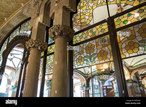 Interior Del Palau De La M Sica Catalana Palacio De La M Sica Catalana