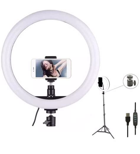 Ring Light Led Işıklı Tripod USB Girişli 26cm Makyaj güzellik merkezi