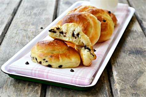 Girelle Brioche Con Gocce Di Cioccolato Morbidissime