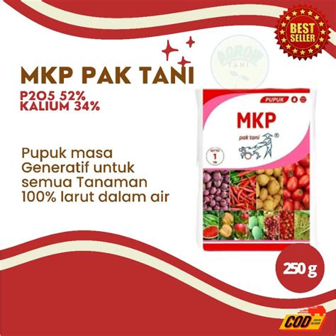 Jual Pupuk Mkp Pak Tani G Repack G Shopee Indonesia