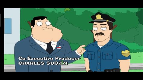 American Dad Stan Gets Arrested For Crashing Into The Flag Pole Youtube