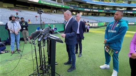 Nick Hockley Ceo Cricket Australia Announcing The Multicultural