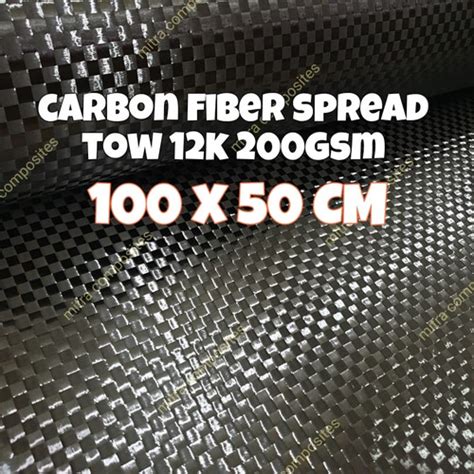 Jual Serat Carbon Karbon Fiber K Plain Spread Tow Gsm Carbon