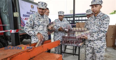 Apmm Terengganu Lupus Rokok Seludup Bernilai Rm Juta Buletin Tv