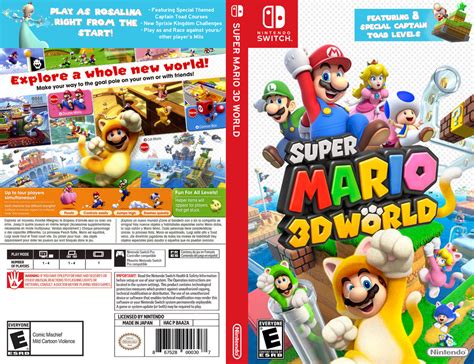 Super Mario 3D World Switch by Brian-ArtPoint on DeviantArt