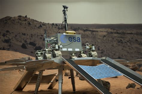 Image Exomars Rover Egress Test